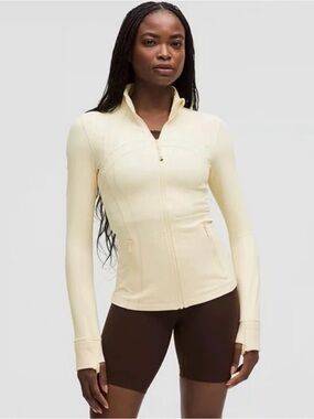 Lululemon Define Jacket in Buttercream Yellow